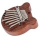 thumbnail image 2 of Piano de pulgar Kalimba de 8 tonos Bling Bling forma de oso Color madera, 2 of 12