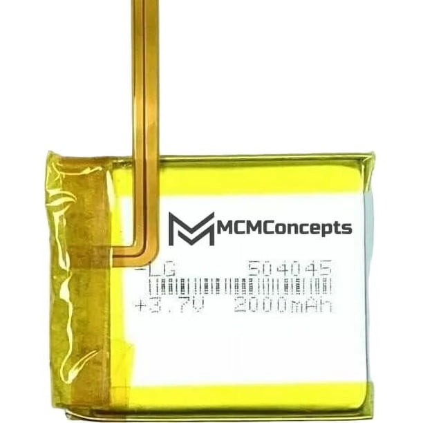 Batería de repuesto MCMConcepts 2000 mAh para iPod Video/Classic