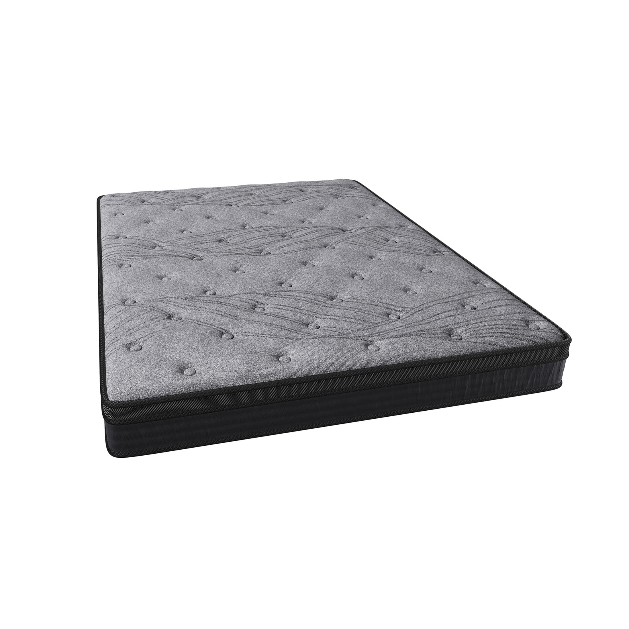 CHAMPFLAG California King Size Mattress 12 Inch - Hybrid Cooling Gel Memory Foam and Innerspring for Support, Motion Isolation