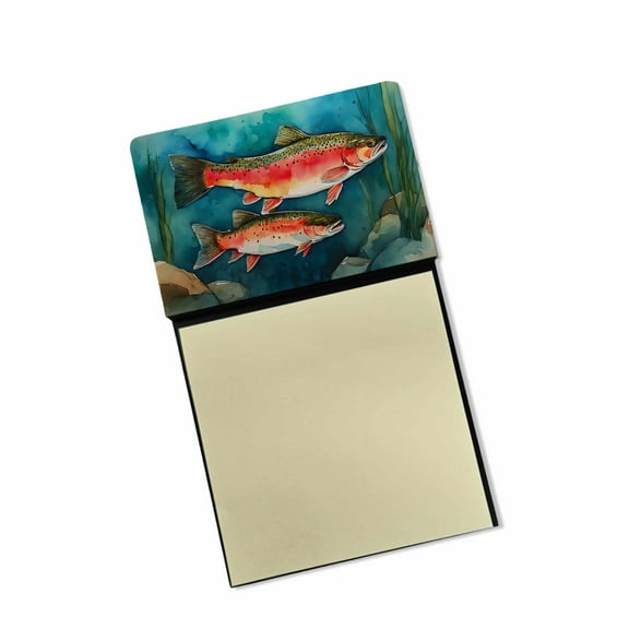 Trout Sticky Note Holder 3.25 in x 5.25 in