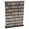 thumbnail image 1 of Wright Home Engineered Wood Media Storage Rack in Cherry and Black, 1 of 3