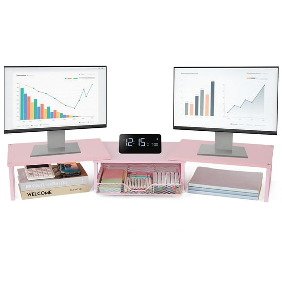 Dual Monitor Stand Riser