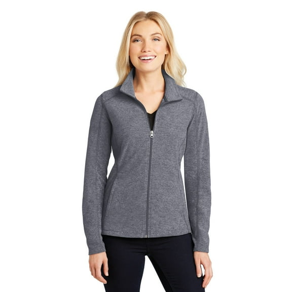 Port Authority L235 Ladies Heather Microfleece Full-Zip Jacket
