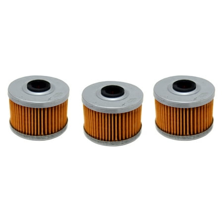 3 Pack Oil Filters for Honda Rancher 350 & 420, TRX300EX TRX400EX Foreman 450 500