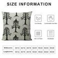 thumbnail image 5 of Shiartex Christmas Pillow Covers White Black Christmas Tree Decor Throw Pillows Winter Xmas Holiday Outdoor Cushion Cases for Couch Bed Decorations,Multi-Size, 5 of 5