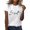 White, variant on Womens Athletic Tops Women's Casual Fashion Shirt Women Blank Women Short Shirt Long Sleeve Tee for Long Sleeve Space Violet Womens Short T T Gold XL