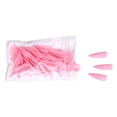 thumbnail image 2 of Minnieouse 1 Juego de prensa en las uñas, barra Artificial larga de almendras, calcomanías de arte de Color sólido, herramienta de belleza, Arte de uñas No.3 rosa, 2 of 6