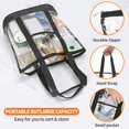 thumbnail image 2 of Bolsa transparente HAOGUAGUA de PVC impermeable extra grande (NEGRA), 2 of 7