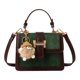 thumbnail image 1 of Bolso bandolera verde con colgante elegante y correa ajustable, perfecto para compras informales para mujer, 1 of 8