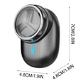 thumbnail image 3 of FcBaudy Razors for Men Shaver For Men,Mini-Shave Portable Shaver Pocket Size Portable Shaver Wet And Dry Men USB Rechargeable Shaver Charging Display Easy One-Button Pocket Shave, 3 of 6