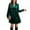 Green, variant on ClodeEU Womens Long Sleeve Velvet V Neck Mini Dresses,Casual Elegant Guest Holiday Mini Dresses Green,Womens Plus L