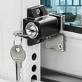 thumbnail image 5 of Sliding Sash Patio Door Lock Key Push Baby Child Safety Protection Security Lock, 5 of 7