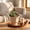 Yellow, variant on Bawilom Ceramic Mini Flowerpots Ferns Succulents Special Planting Pots With Holes And Breathable Home Desktop Decoration