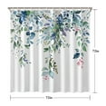thumbnail image 5 of Waterproof Beautiful Colorful Floral Shower Curtain 72x72 Inch Boho Style Polyester Unique Shower Curtain for Bathroom Hotel Home Decor with 12 Plastic Hooks, 5 of 5
