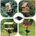 thumbnail image 6 of Metal Squirrel Baffle for 4x4 Post, 17 Inch Squirrel Guard for for Bird Feeder Poles, Wooden Pole Mount Squirrel Proof to Keep Squirrels and Raccoons Out of Bird feeders, Black$$Garden & Patio, 6 of 7