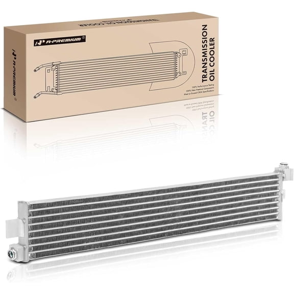 A-Premium Transmission Oil Cooler Compatible with Chevrolet Silverado 1500 2019-2021 & GMC Sierra 1500 2019-2021, 3.0L 5.3L 6.2L