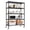 Black, variant on 5-Tier Heavy Duty Rolling Storage Shelves,1750lbs Adjustable Wire Shelving Unit with Wheels for Home,Kitchen,Pantry,Garage,35.4"W x 15.7"D x 73.6"H,Chrome