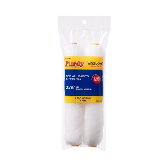 Roller Covers Purdy White Dove, paquete de 2 unidades, 16,5 cm 3/8 pulgadas, siesta