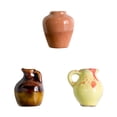 thumbnail image 1 of 14/12/10/9/8/6/4/3/2/1 Pieces Mini Vase Magnets Mini Ceramic Vase Refrigerator Magnets 3D Plant Magnets for Refrigerator Kitchen Locker office Decoration, 1 of 6