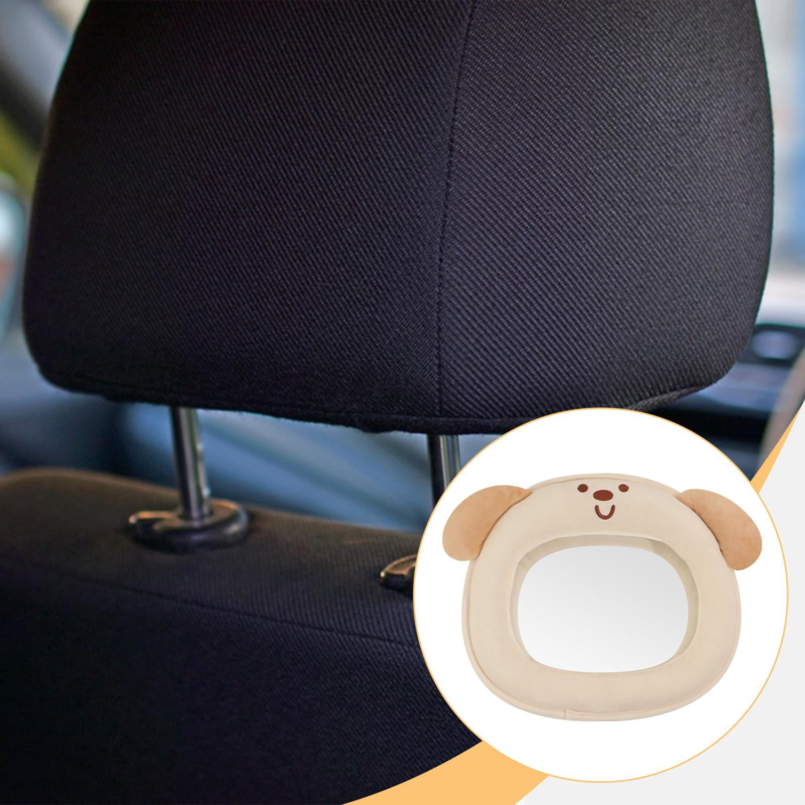 Infant Car Mirror Baby Car Mirror Essentials Premium Rear Facing Clear View Plush Material for Newborns and Parents