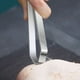 thumbnail image 5 of Pinzas de cocina de boca plana de acero inoxidable 430 de grado alimenticio | Extractor de astillas de pelo de precisión de 11 cm | Herramienta de cocina duradera y resistente a la oxidación | Aparat, 5 of 5