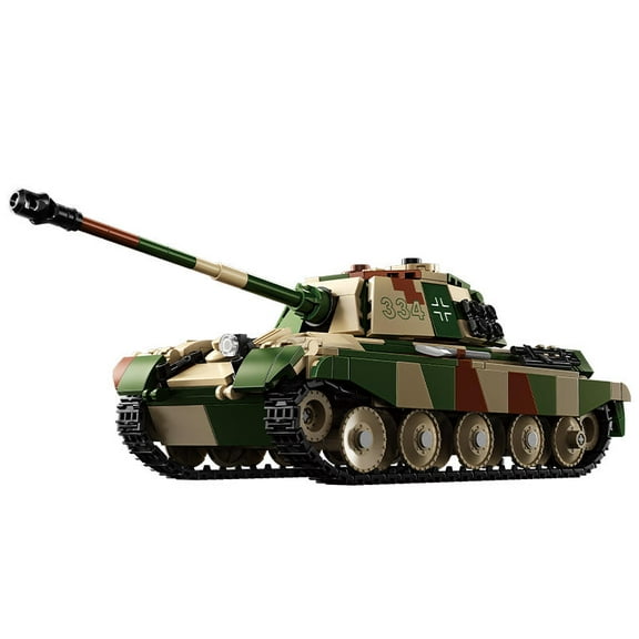 Remocguys WW2 Tiger Tank Heavy Building Sets, Compatible with Lego Army Military Vehicles Model kits Collectible for Adults Boys 14 853PCS