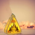 thumbnail image 6 of Christmas Decorations Indoor, Set of 1 Crackle Glass Ball with LED Lights Christmas Snowman Home Decor, Christmas Table Decorations Lighted Globes with Timer for Mantel Fireplace Tabletop, 6 of 6