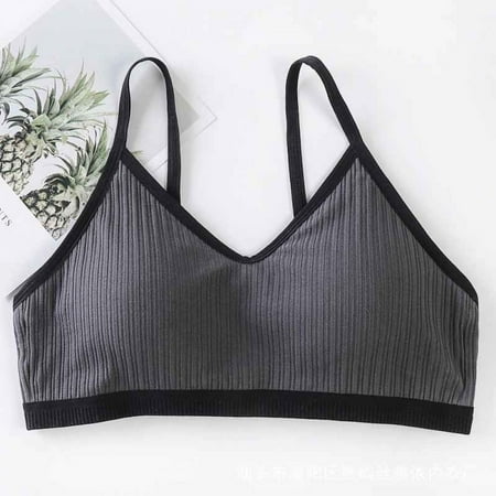 

D8 Sexy Soild Color Beauty Back Bar Non-steel Ring with Chest Lingerie Women s Sling Underwear