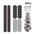 thumbnail image 1 of TFixol 60Pcs Diamond Cutting Wheels Set Replacement for Dremel Rotary Tool Die Grinder Metal Cut Off Disc, 1 of 7