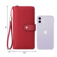 thumbnail image 3 of Cartera larga para mujer Cartera con cremallera cerrada Embrague, 3 of 5