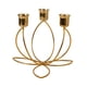 thumbnail image 4 of Candelabro de hierro, elegante soporte para velas, centro de mesa, accesorio para fotos, candelabro, candelabro cónico para festivales junto a la Para 3 Velas, 4 of 9