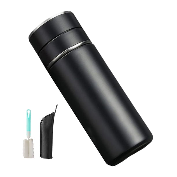 Taza de vacío portátil Advancent de Acero inoxidable 400ml Negro Tipo 2