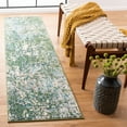 thumbnail image 3 of SAFAVIEH Madison Candelario Abstract Polka Dots Runner Rug, Green/Turquoise, 2'2" x 14', 3 of 8