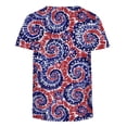 thumbnail image 4 of Blusa de manga corta con cuello en V para mujer, informal, sexy, a la moda, de verano Pompotops hkajfhjk470171, 4 of 5