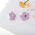 thumbnail image 5 of Unique Bargains Faux Leather Flower Shoelace Charms 1 Pair Purple, 5 of 5
