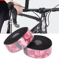 thumbnail image 4 of Heitune 2 Roll CX-86 Bicicleta Antideslizante Cinta de Manillar Bicicleta de Carretera Bicicleta de amortiguación Transpirable Accesorio de Ciclismo(Negro Rojo), 4 of 5