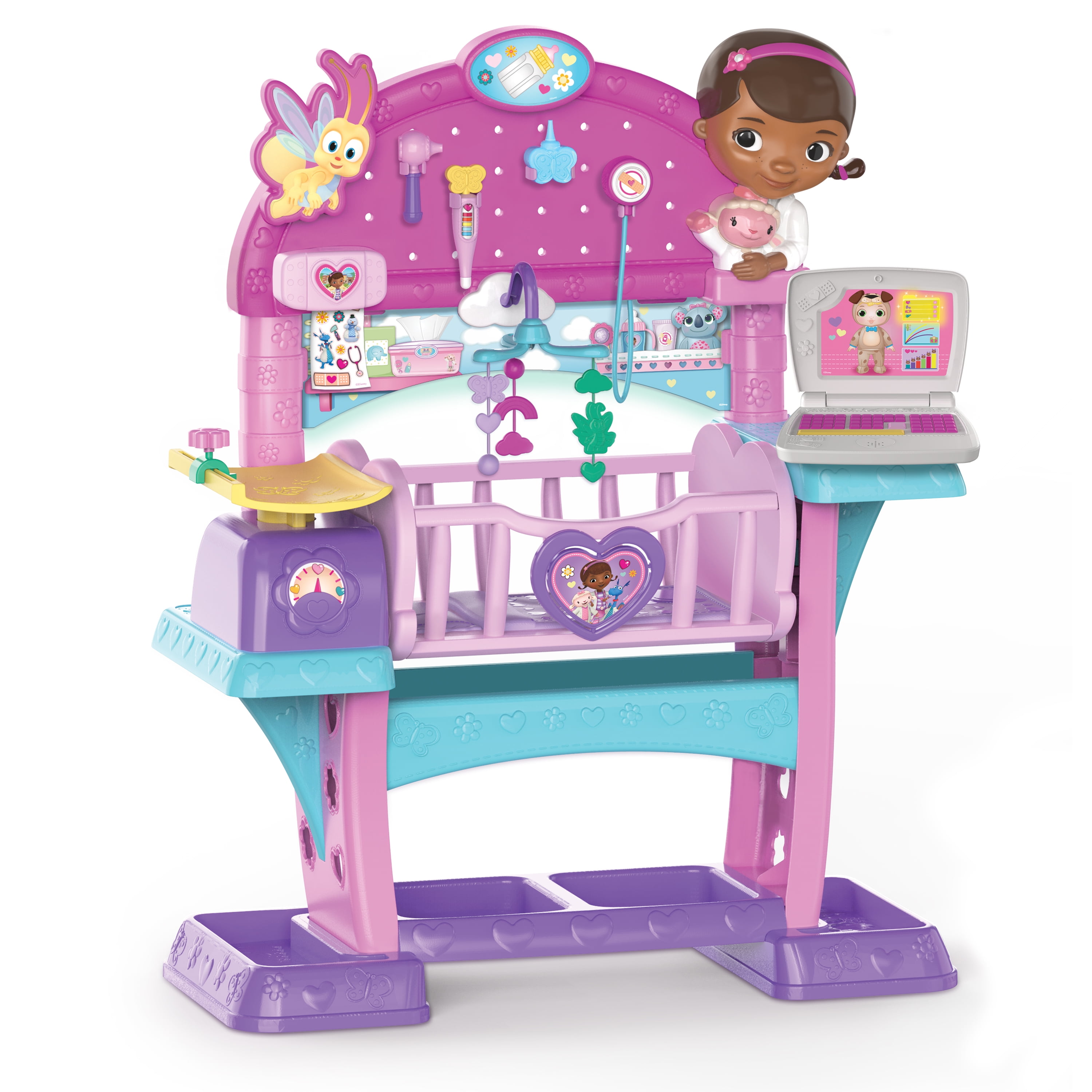 Details About Doc Mcstuffins Baby Doll Nursery Bed Crib Play Set Kids Toddler Pretend Play New