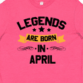 thumbnail image 4 of Inktastic legends are born in april Youth T-Shirt, 4 of 5