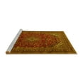 thumbnail image 2 of Ahgly Company Machine Washable Indoor Rectangle Persian Yellow Traditional Area Rugs, 8' x 10', 2 of 4