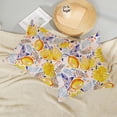 thumbnail image 3 of Summer Tropical Pillow Covers 18x18 Set of 2, Hawaiian Style Watercolor Lemon Colorful Leaves Decor Outdoor Throw Pillows Fruits Plant Decorative Cushion Case for Home Couch Sofa, 3 of 6