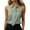 Green, variant on Women's Tops Fashion T Shirt with Lapel Tie Detail Elegant Sleeveless Top for Casual Wear Comfortable Stretch Fit Versatile Blouse Design T Shirts for Women BU2 S