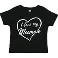thumbnail image 3 of Inktastic I Love My Meemaw in White Chalk Heart Boys or Girls Toddler T-Shirt, 3 of 5