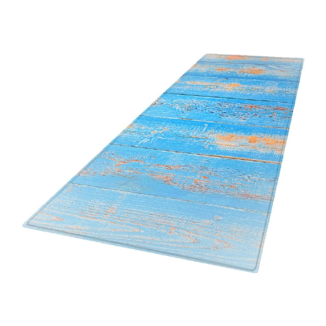 Alfombra de pasillo suave con estampado digital para decoración del hogar Textura de madera