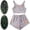 Orange, variant on Halloween Under $ 10 Women Pajama Sets Womens Cotton Vest and Shorts Set Glow Print Home White Pajama