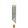 Woodstock Wind Chimes Signature Collection, Gregorian Chimes, Baritone 56'' Silver Wind Chime GBS
