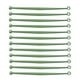 thumbnail image 1 of 12 piezas/especificaciones vendidas: diámetro 11 mm longitud 30 cm/adecuado para poste de 11 mm Tubo de acero recubierto de plástico accesorios de pilar de jardinería soporte ANGGREK Otros, 1 of 8