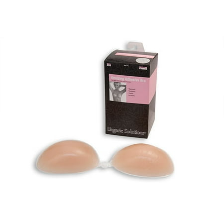 Backless Strapless Adhesive Push up Silicone Bra