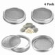 thumbnail image 1 of 4 Pcs Stainless Steel Sprouting Jar Lid Kit For Wide Mouth Mason Jars Canning Jars For Making Organic Sprout Seeds, 1 of 5