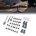 thumbnail image 1 of Cable Routing Kit, Multifunction Cable Management System Wall Grommets Accessories for Cables Pass Through Mounting Kit High Sealing Cable Clips for Home Wiring Industrial Use, 1 of 7