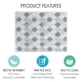 thumbnail image 2 of SussexHome 24 x 18 x 0.25 Inches Large Dish Drying Mat for Kitchen Counter - Super-Absorbent Washable Cotton Large Baby Bottle Dryer Pad - Highly Absorbent Ultra-Thin Dish Drying Pad, 2 of 5